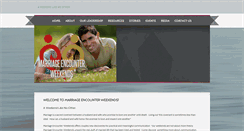 Desktop Screenshot of marriageencounterweekends.org